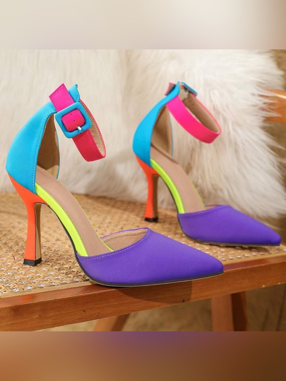 NEW Colorful Heels 🌈 - Picture 2 of 4